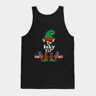 Funny Family Matching Christmas Baby Elf Tank Top